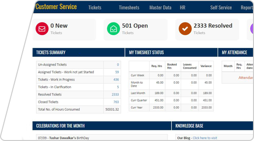 Customer Service Support Portal